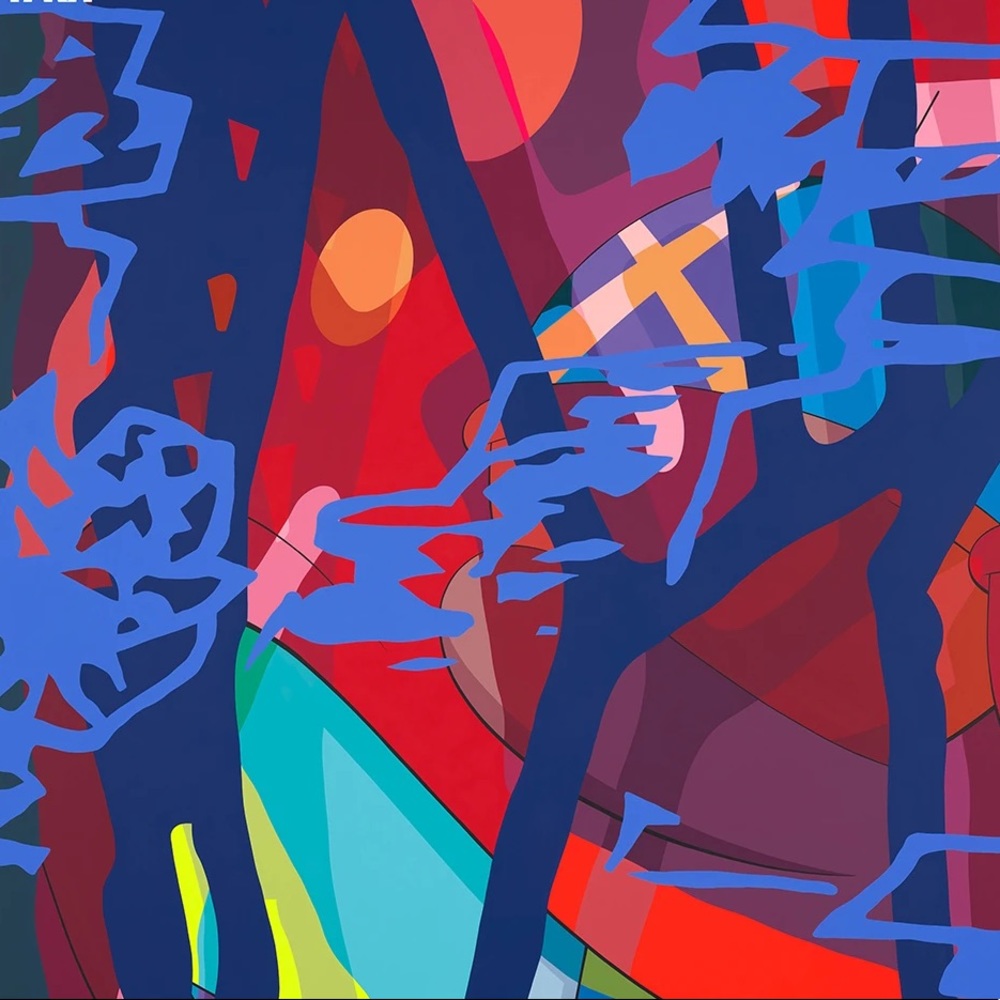Kaws What Party Poster Supreme Air Jordan Bape